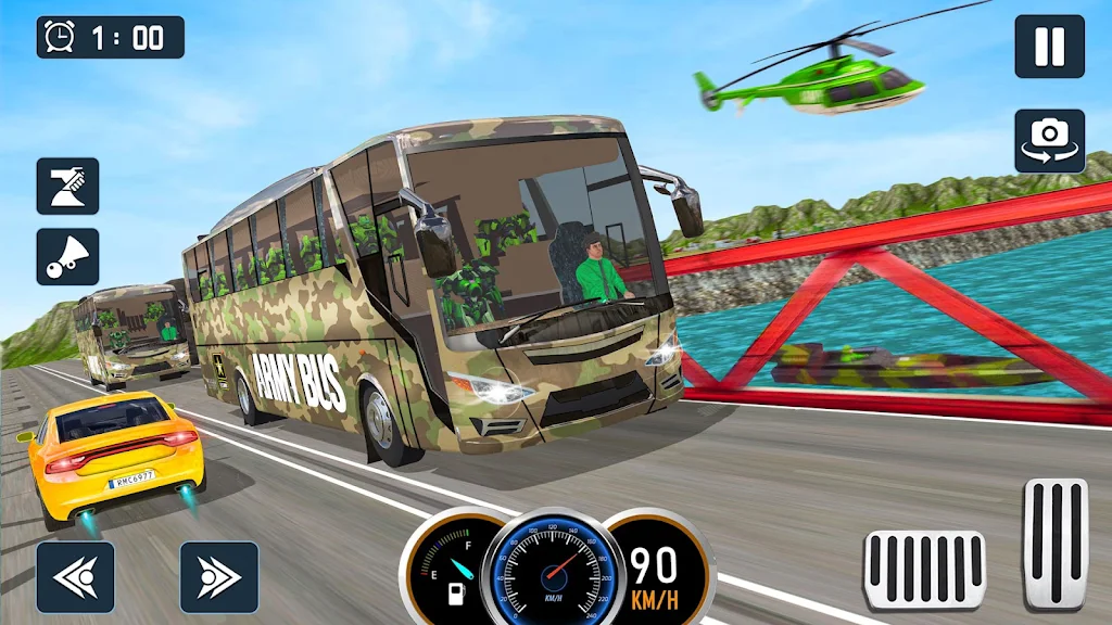 Army Bus Game Army Driving Скриншот 3