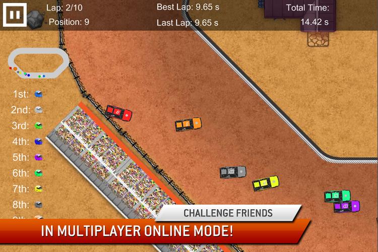 Dirt Racing Sprint Car Game 2 Schermafbeelding 2