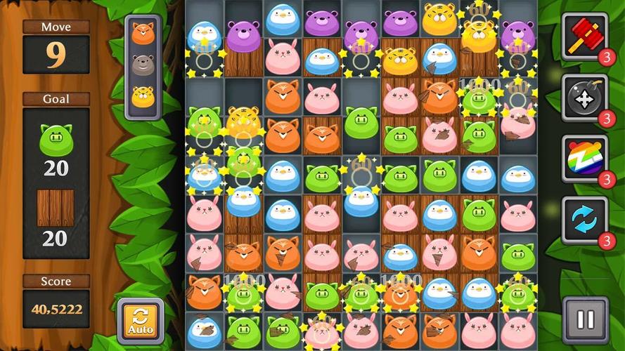 Jungle Match Puzzle Captura de pantalla 2