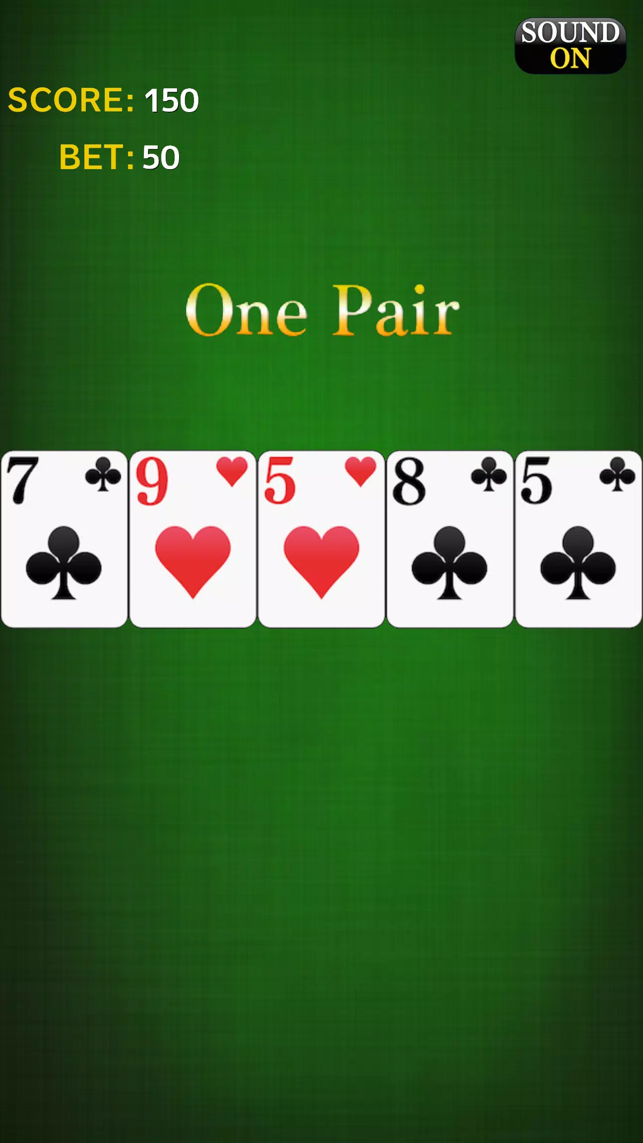 Schermata Poker - Card Game! 1
