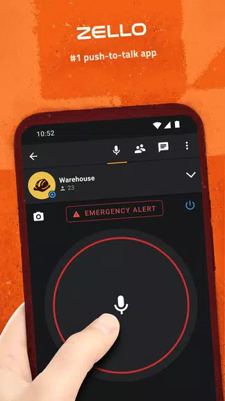 Zello PTT Walkie Talkie 螢幕截圖 1