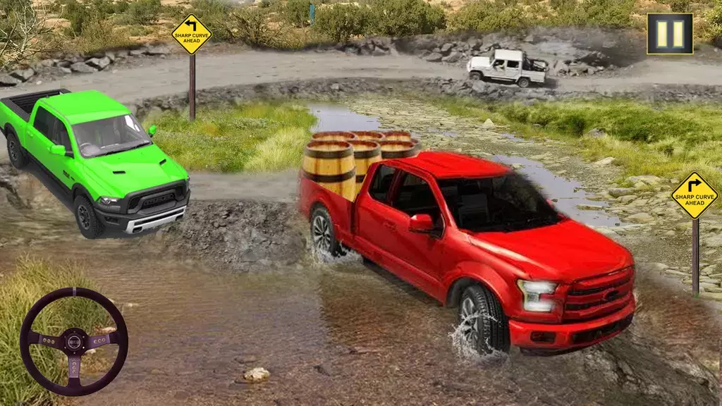 Pickup Truck Game: 4x4 Offroad 스크린샷 1