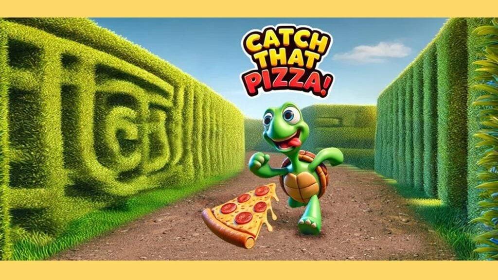 Teleporting Pizza: Chase It in Catch That Pizza Maze