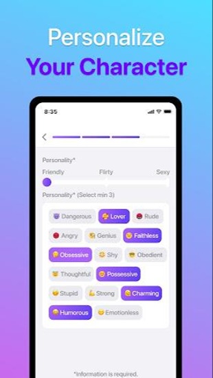 Chatty: AI Roleplay Characters স্ক্রিনশট 2