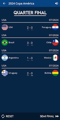 Copa América Calculator ဖန်သားပြင်ဓာတ်ပုံ 2