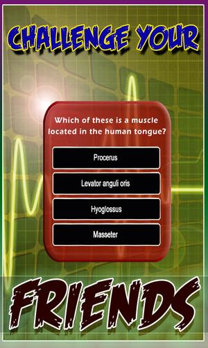 Human Anatomy Pro Trivia Ekran Görüntüsü 1