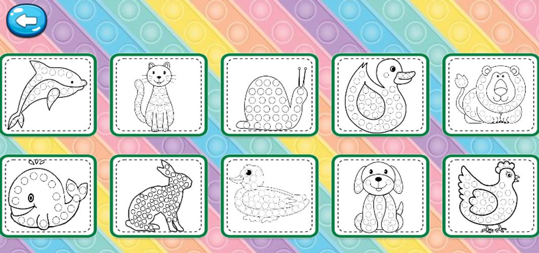 Pop It Fun Coloring Game ဖန်သားပြင်ဓာတ်ပုံ 1