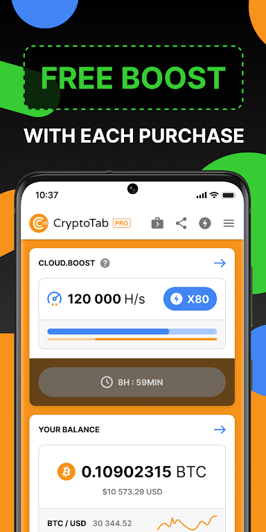 CryptoTab Browser Pro Mod ဖန်သားပြင်ဓာတ်ပုံ 0