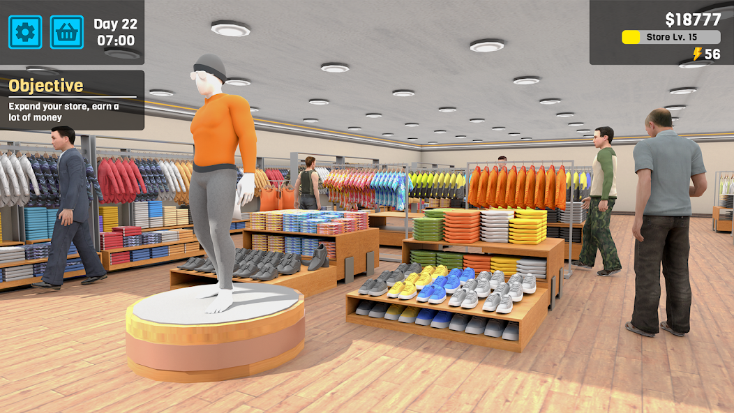 Clothing Store Simulator Mod Tangkapan skrin 1