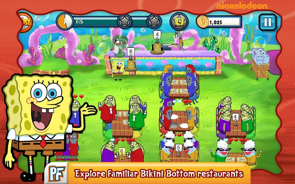 SpongeBob Diner Dash Screenshot 0