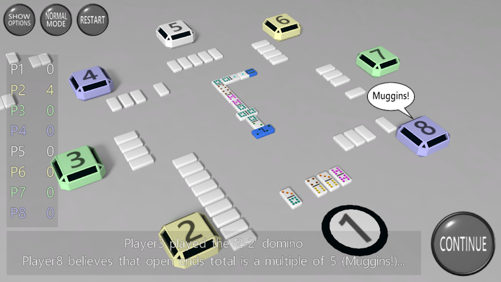 3D Dominoes by A Trillion Games Ltd 螢幕截圖 1