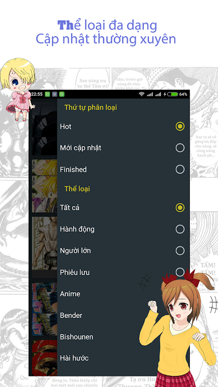 hot manga - comic offline Best Online 螢幕截圖 1