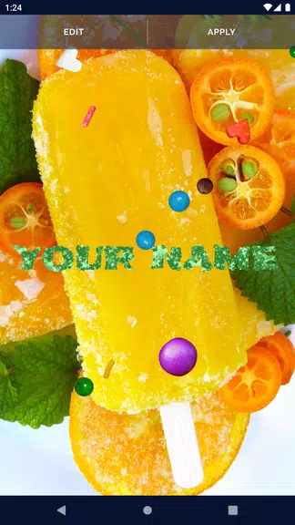 Ice Cream Live Wallpaper ဖန်သားပြင်ဓာတ်ပုံ 1