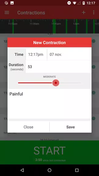 Contractions Timer for Labor ဖန်သားပြင်ဓာတ်ပုံ 2