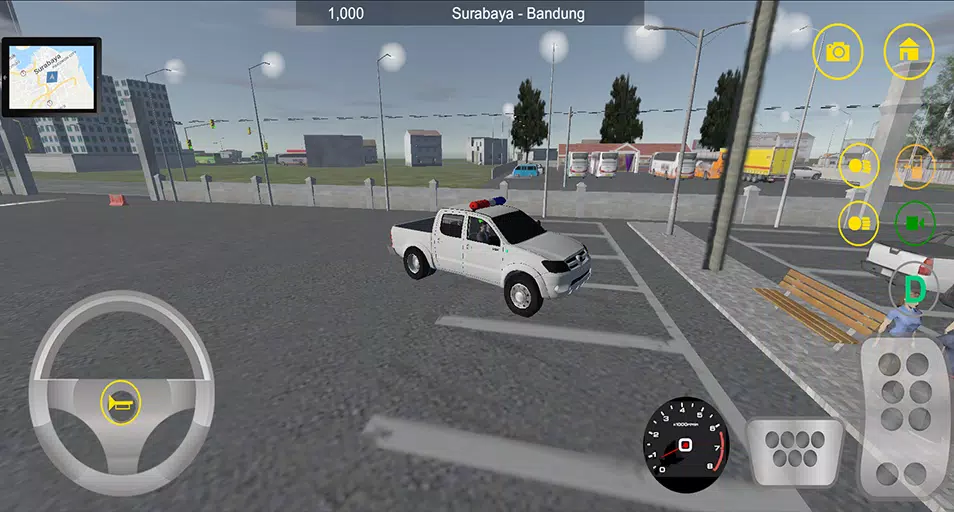 Pickup Police drive Game 3D Screenshot 2