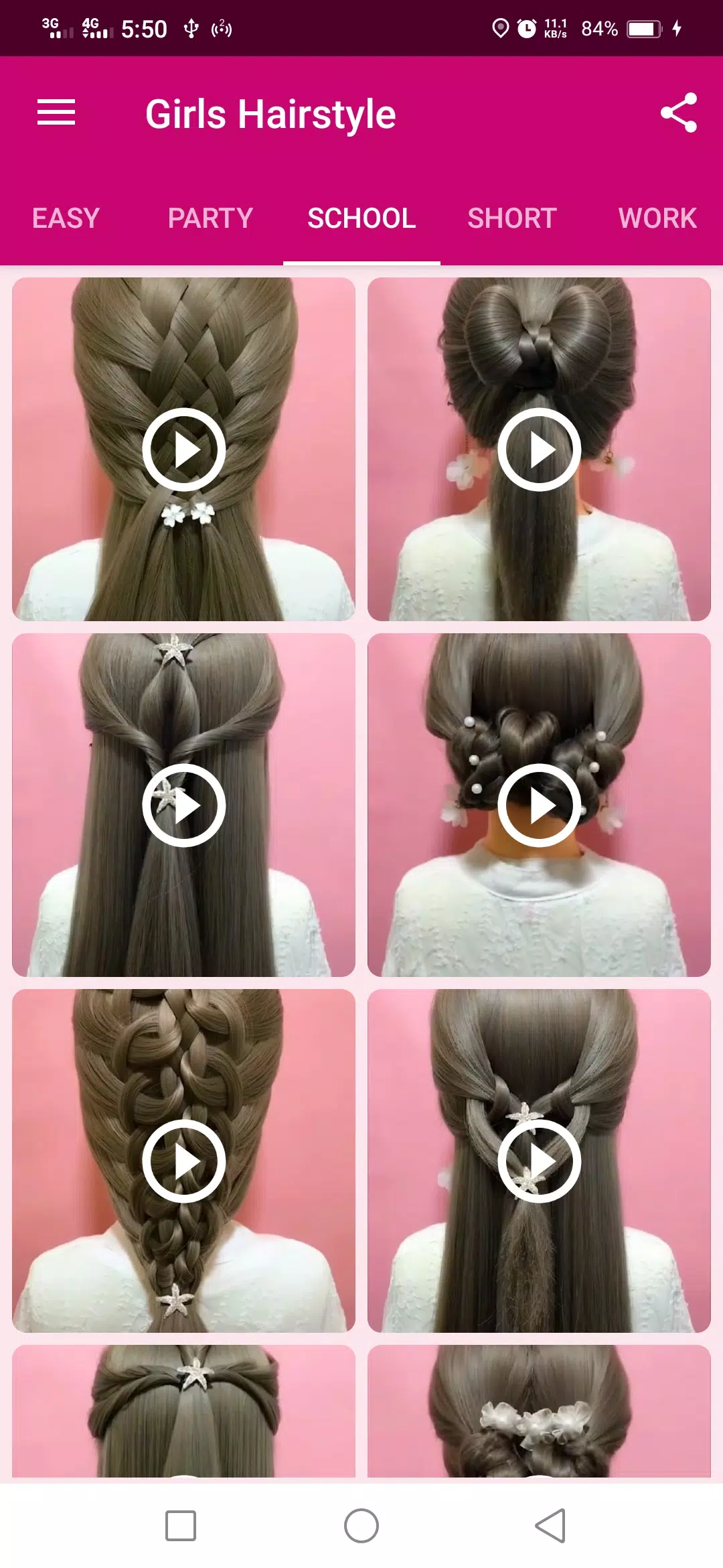 Schermata Girls Hairstyle 2