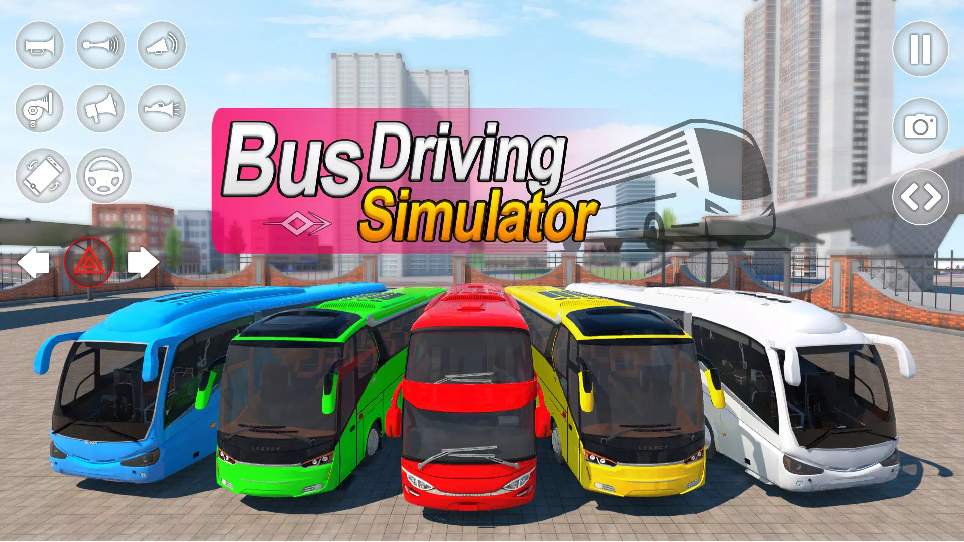 Bus Driving Games 3d Simulator Zrzut ekranu 3