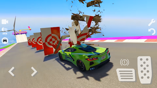 Spider Superhero Car Stunts: Car Driving Simulator ภาพหน้าจอ 1