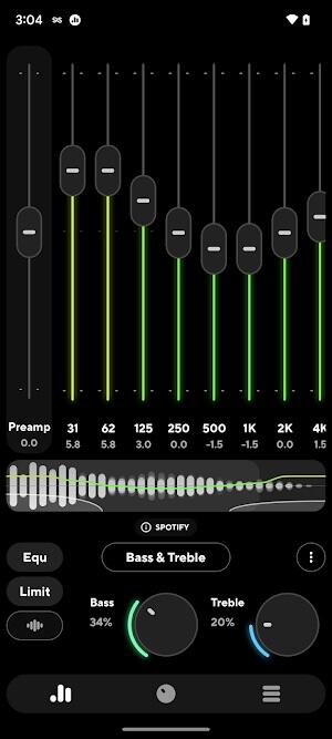 AndroidのPoweramp Equalizer Mod APK