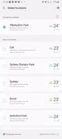 Samsung Weather 螢幕截圖 3