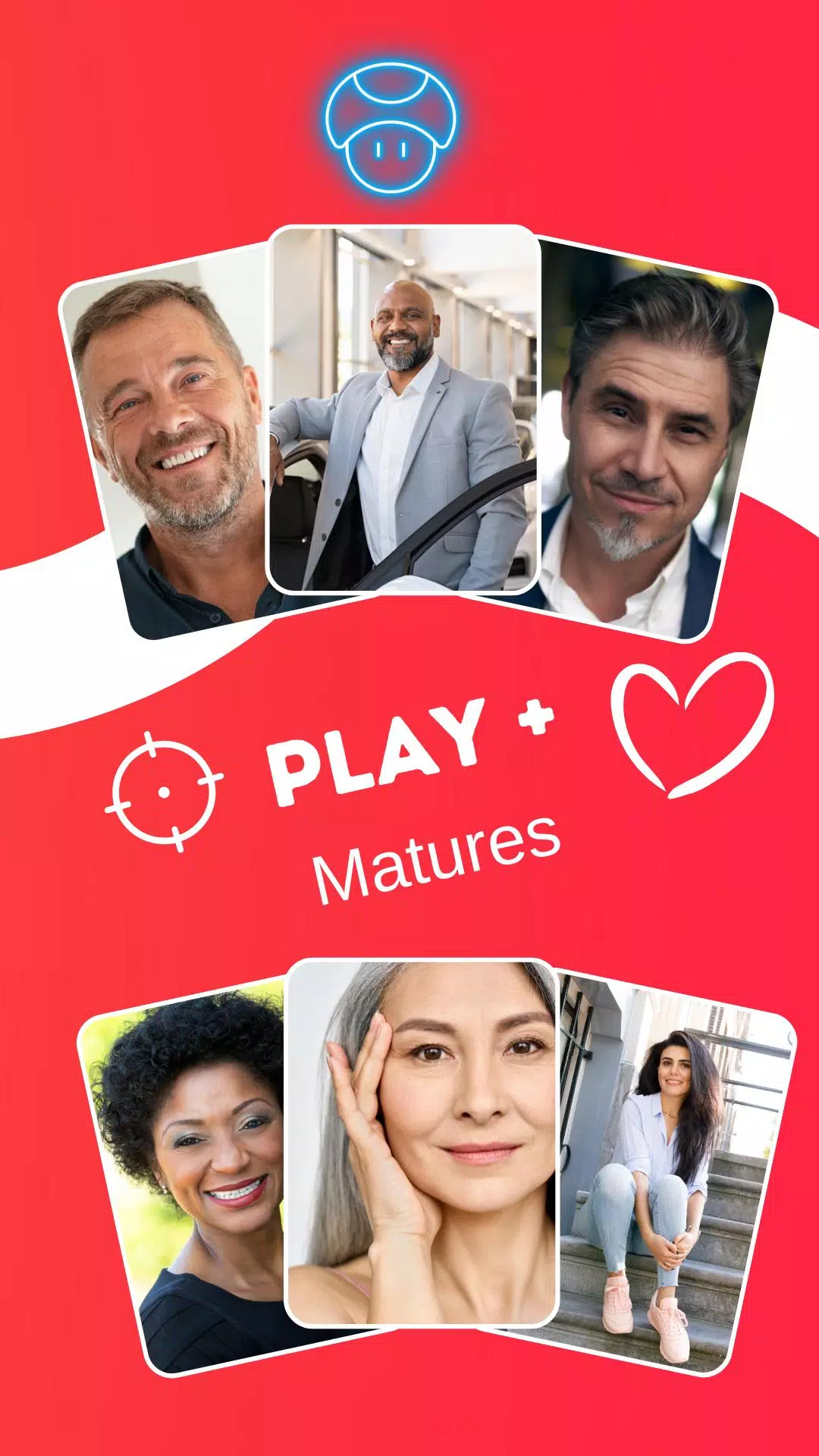 Mature Singles: Over 50 Dating 螢幕截圖 1