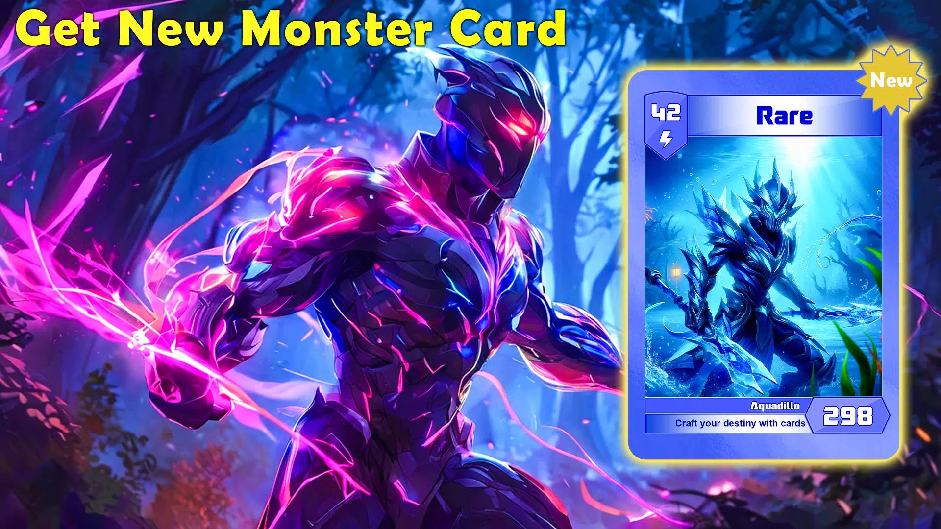 Monsters Card Collector Game Ảnh chụp màn hình 0