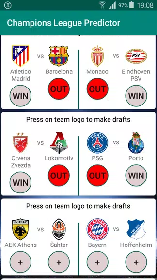 Champions Football Predictor 螢幕截圖 1
