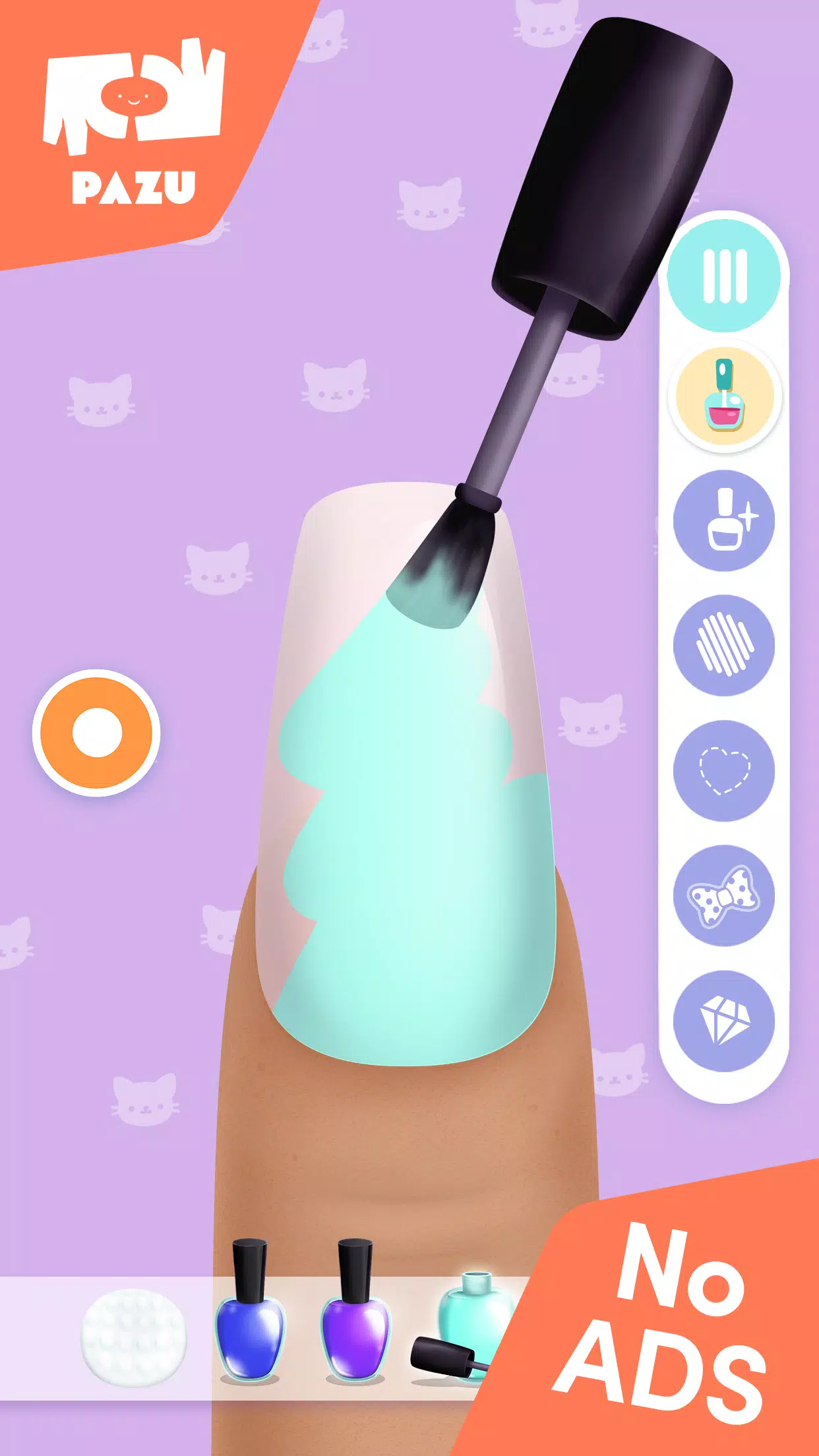Girls Nail Salon - Kids Games 螢幕截圖 1