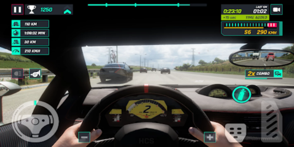 Highway Traffic Car Simulator Скриншот 1