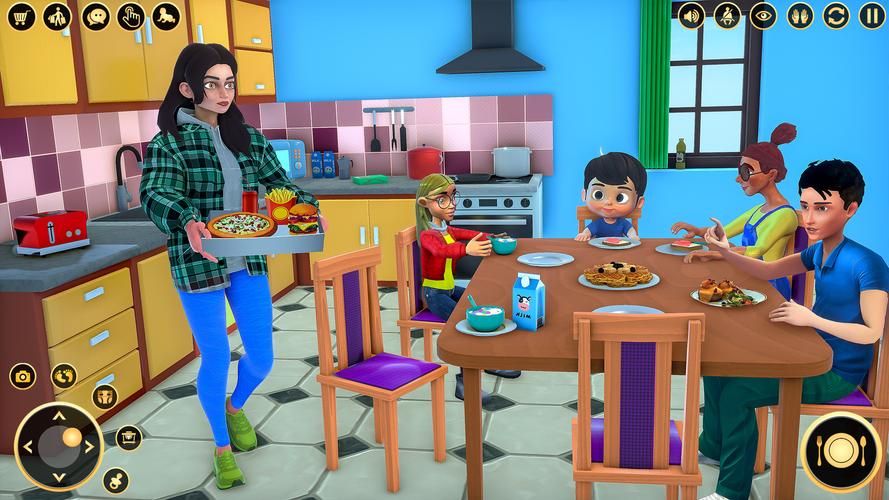 Mom Simulator Family Games 3D Captura de tela 1