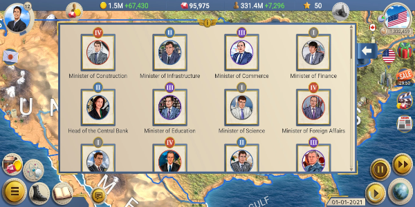 MA 2 – President Simulator Ekran Görüntüsü 1
