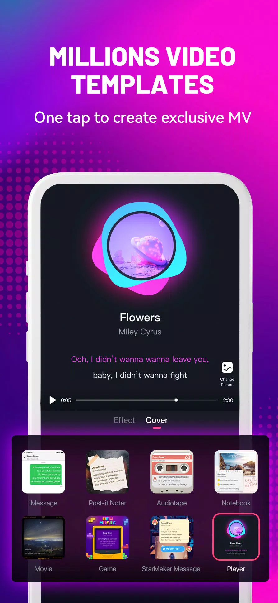 StarMaker 更專業的K歌軟件，全民享受卡拉OK與歌曲 螢幕截圖 1