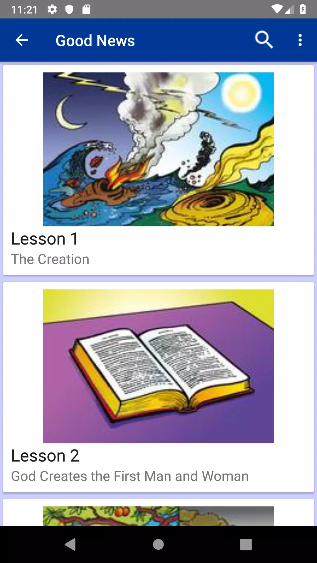 Sunday School Lessons 螢幕截圖 1