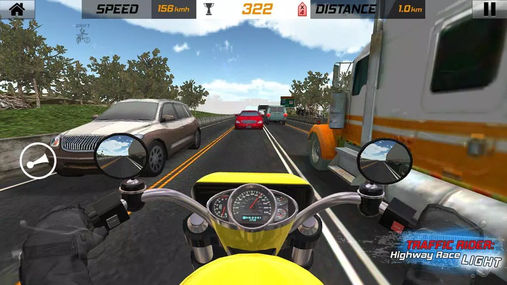 Traffic Rider: Highway Race Li 螢幕截圖 1