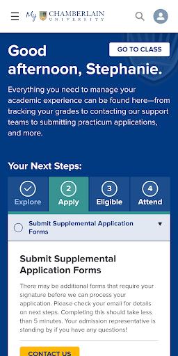 My Chamberlain: Student Portal Ảnh chụp màn hình 0
