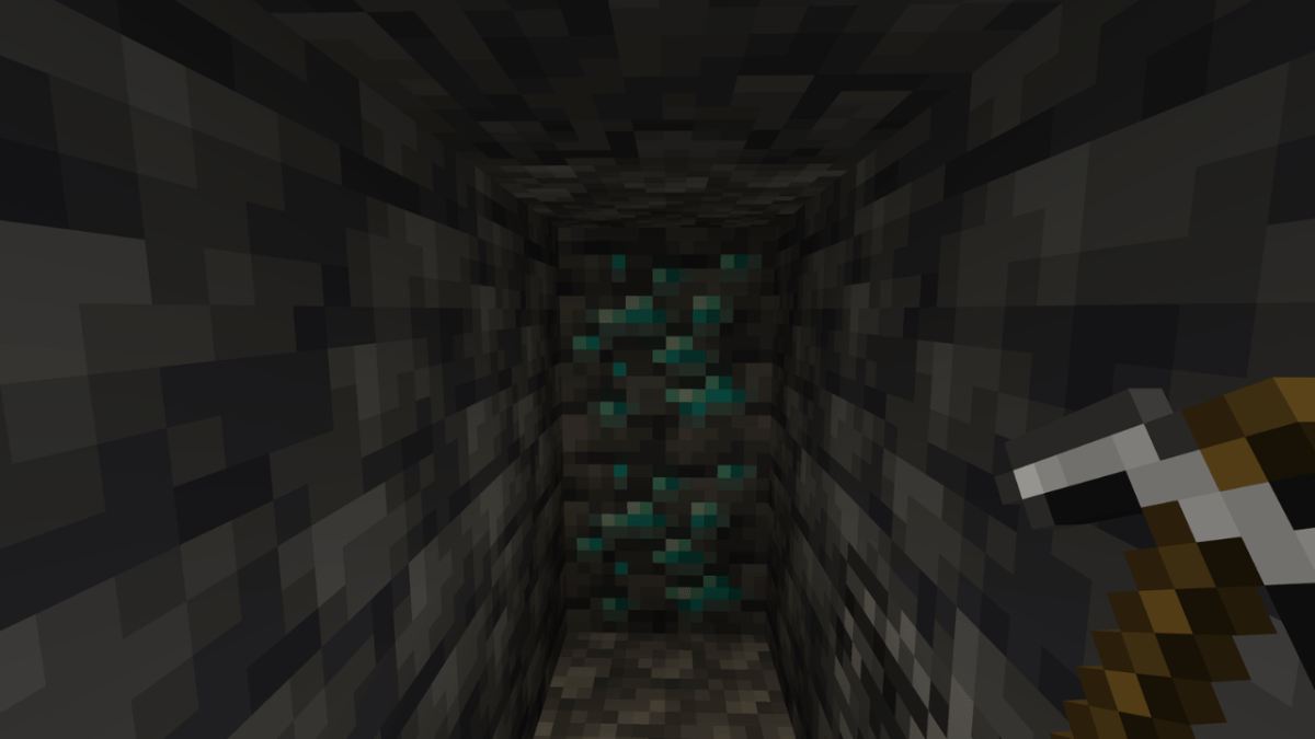 Diamanti in Minecraft.