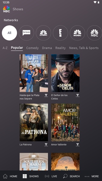 The NBC App - Stream TV Shows स्क्रीनशॉट 0