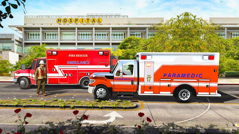 Hospital Driver Ambulance Game 螢幕截圖 2