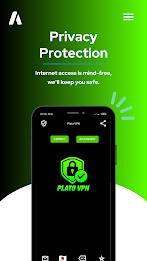 Plato VPN Super Fast Secure স্ক্রিনশট 1