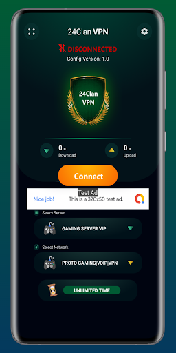 24clan VPN Lite SSH Gaming VPN ภาพหน้าจอ 0