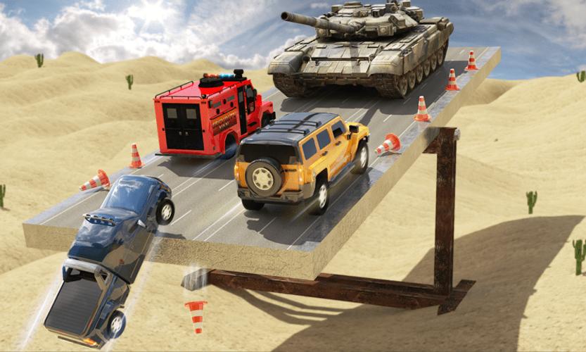 SeeSaw Car Balance Ramp Stunts Скриншот 0