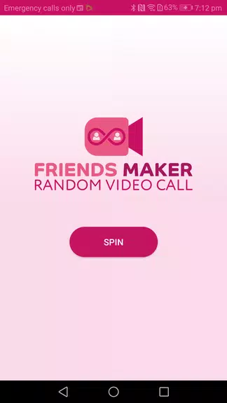 Friends Maker - Random Video Call Tangkapan skrin 1