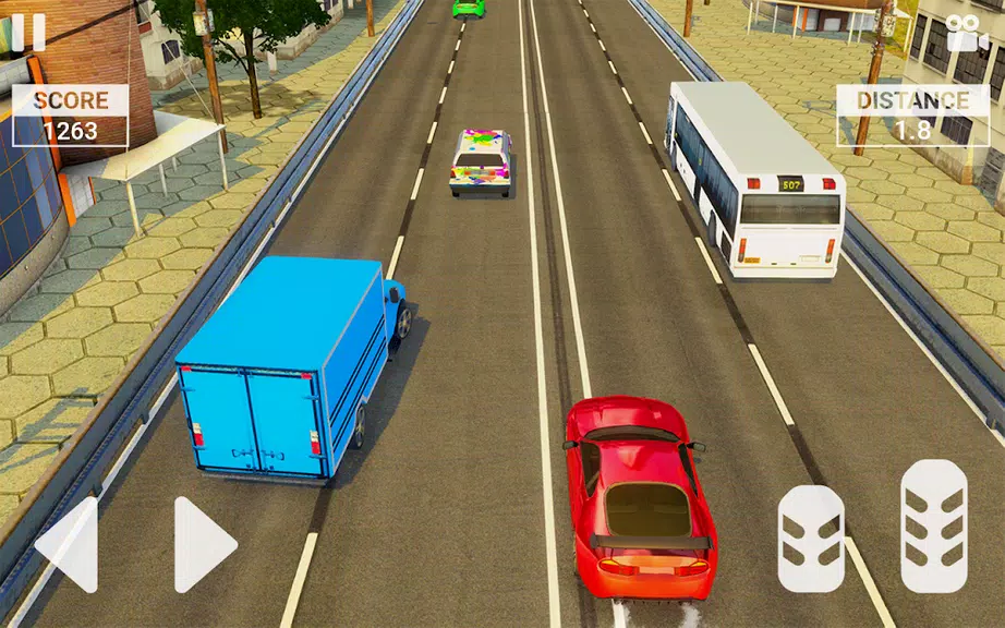 Real Highway Traffic Car Race Screenshot 2