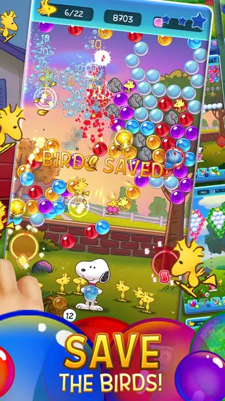 Bubble Shooter - Snoopy POP! Zrzut ekranu 1