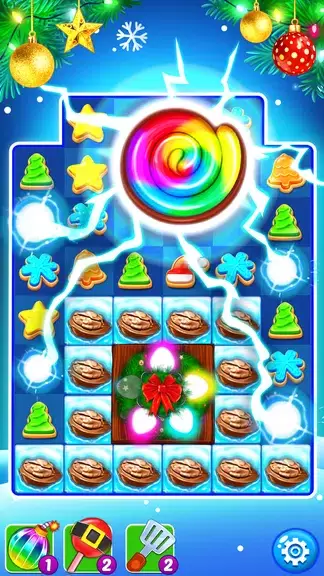 Christmas Cookie: Match 3 Game স্ক্রিনশট 1