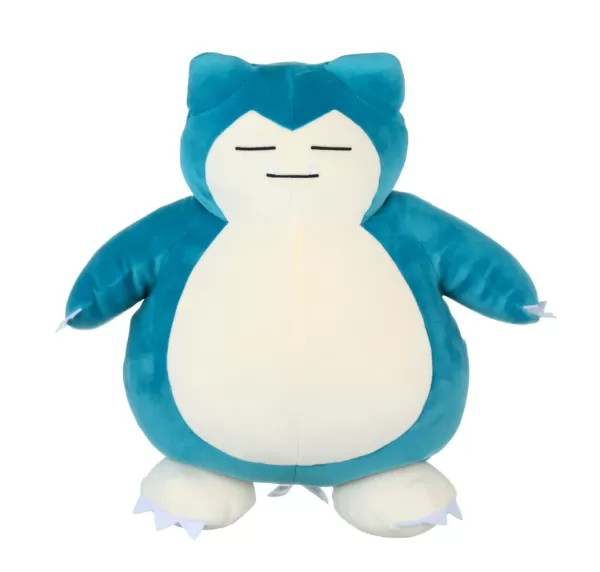 Pokémon Official Plush 18 inch Sleeping Snorlax - Childs Soft Stuffed Animal Toy