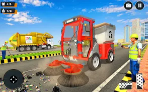 Real Garbage Truck Simulator Ảnh chụp màn hình 0