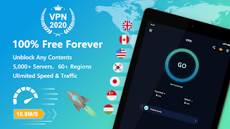 Free VPN Super™ -Fast & Secure स्क्रीनशॉट 1