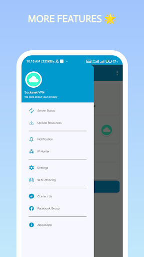 SocksNET VPN ภาพหน้าจอ 3