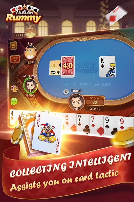 Indian Rummy-free card game online Captura de tela 2